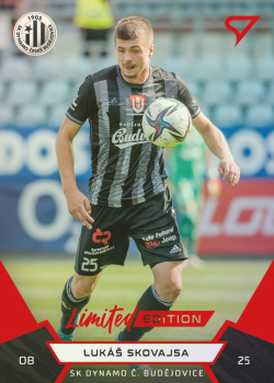 Lukas Skovajsa Ceske Budejovice SportZoo FORTUNA:LIGA 2021/22 2. serie Red /49 #318